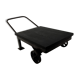Industrial coffee table natural bog oak