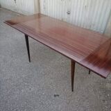 Table formica Mahogany macassar vintage 1960