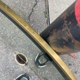 Brass mirror,