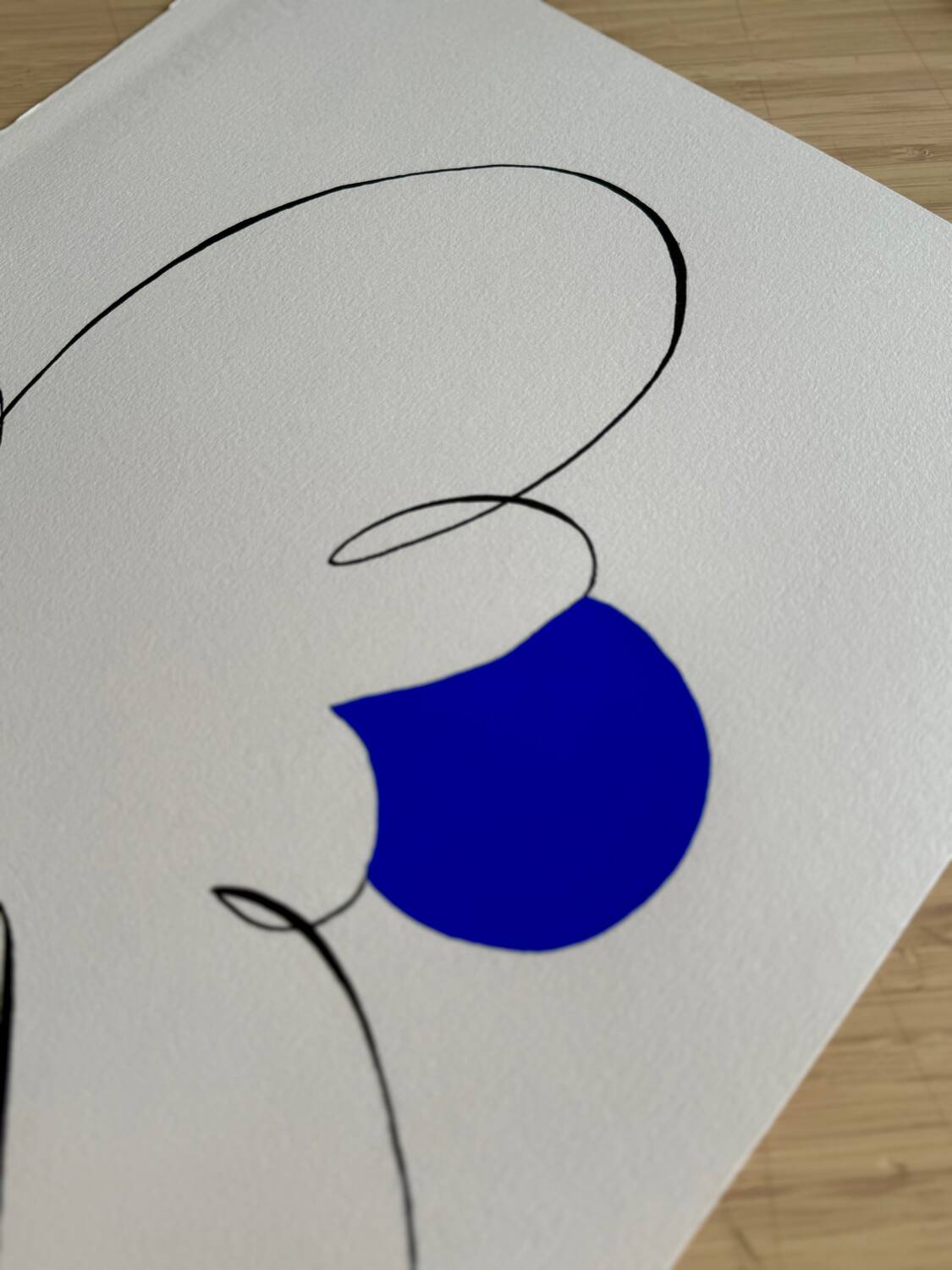 Blue Sun 02 - 30 x 40 cm - Atelier Agapé