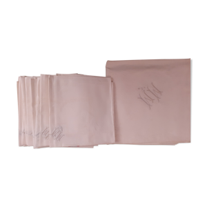 Nappe carrée et 12 serviettes