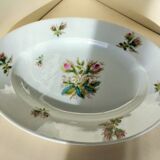 Plat ovale en porcelaine