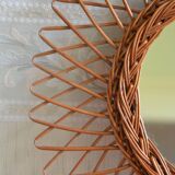 Rattan Sun mirror 42cm