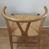 CH24 Wishbone chair in soapy oak by Hans Wegner