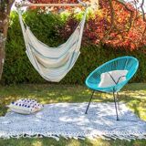 Berber carpet blue Zanafi style 186x316 cm