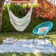 Berber carpet blue Zanafi style 186x316 cm