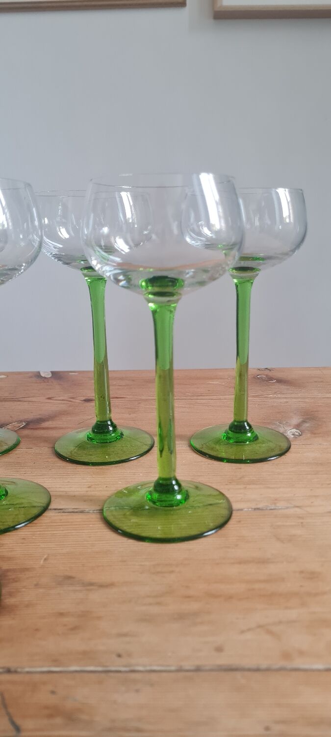 Set of 8 Alsace wine glasses