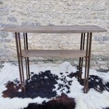 Designer unique high piece console