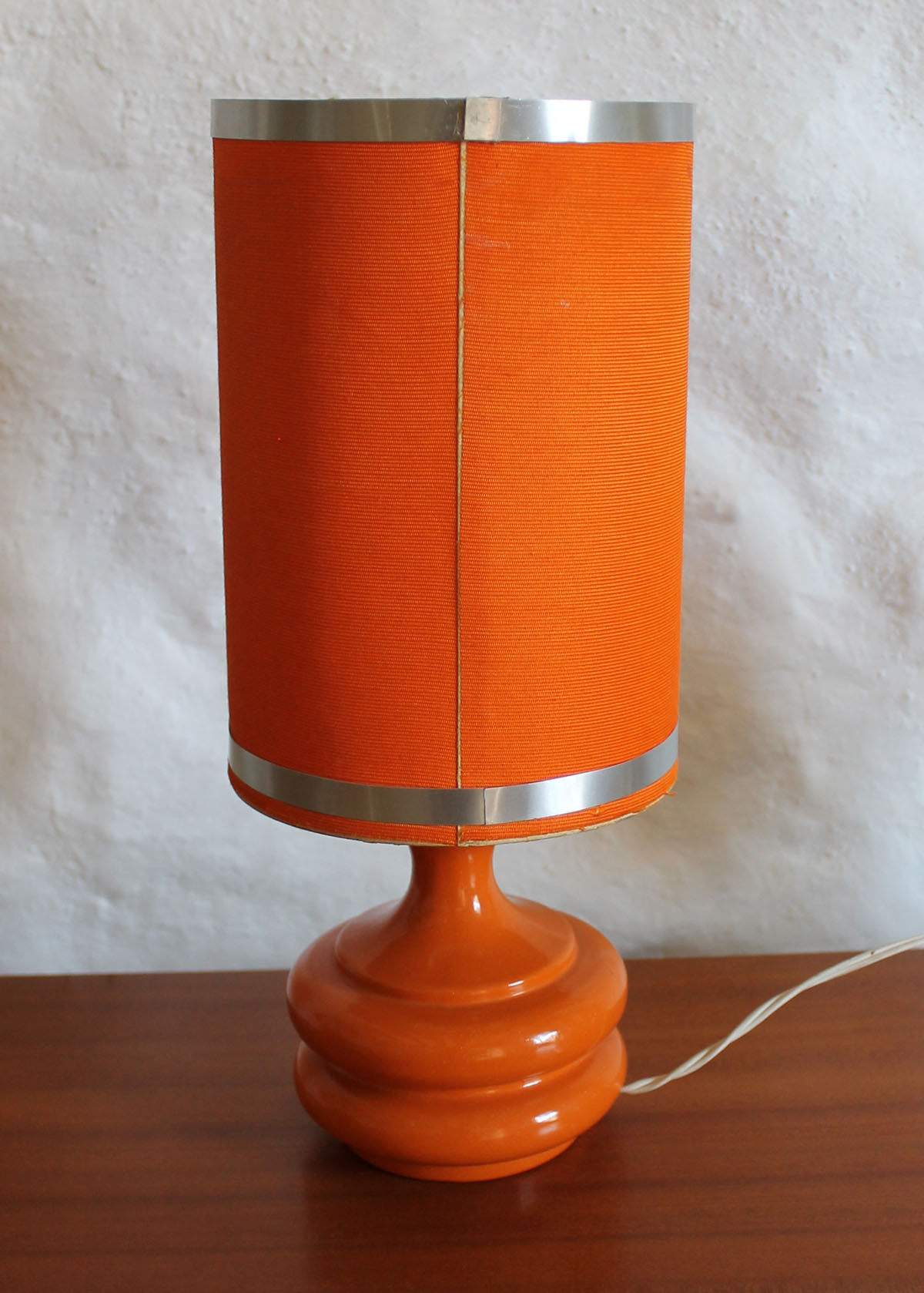 Vintage orange lamp