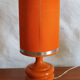 Lampe orange vintage