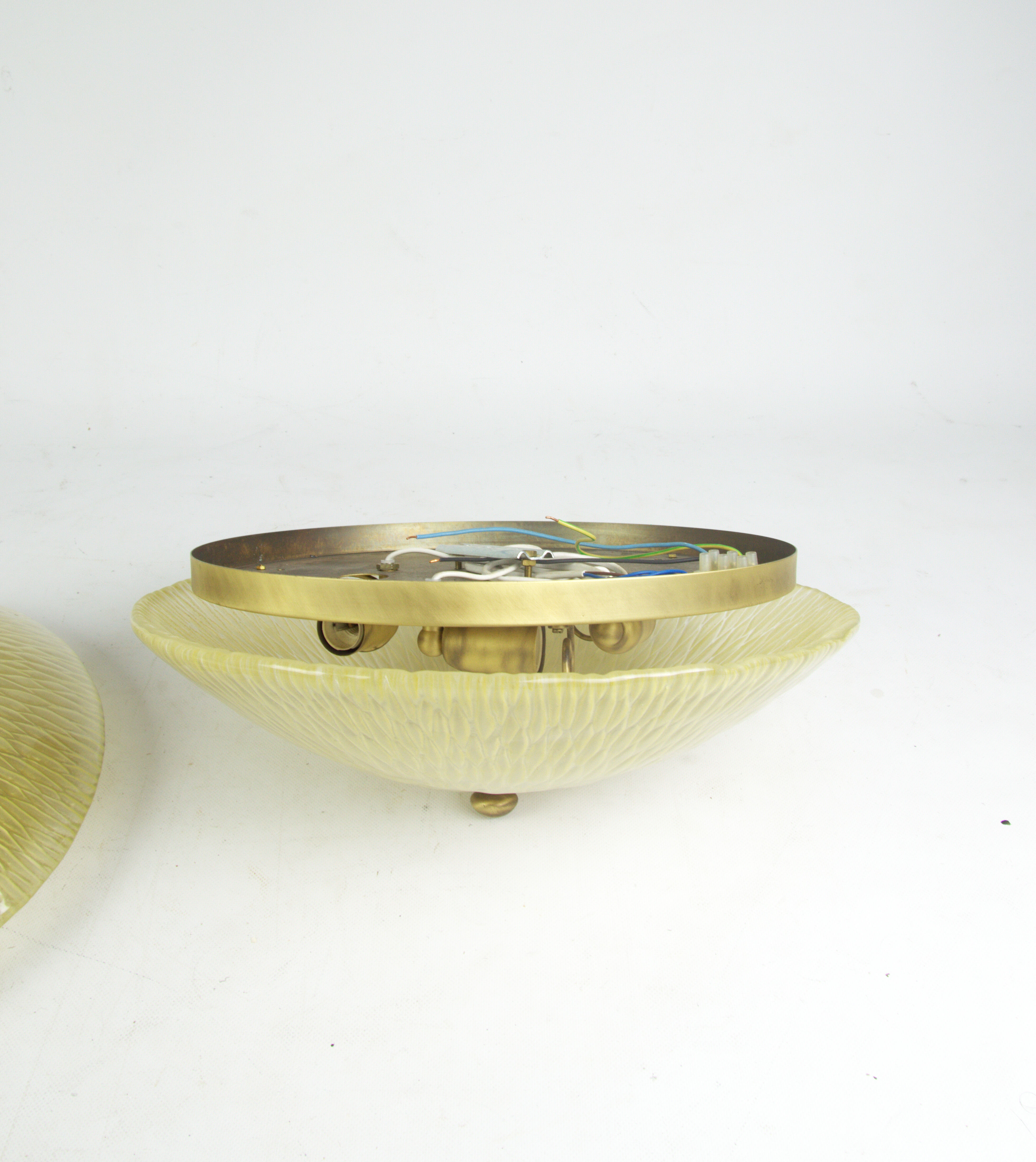 Ceiling lamp, Italamp, Italy, 1980s
