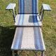 Rattan deckchair