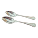 Christofle - Set of 2 table spoons, Chinon violin model, in silver-plated metal