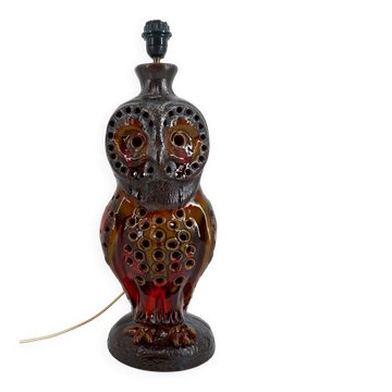 Important "Owl" lamp in ceramic – Walter Gerhards