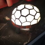 Tiffany style turtle stained glass lamp