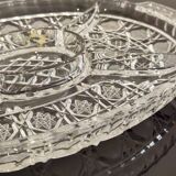 5-compartment crystal aperitif dish
