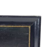 Peinture à l'huile vintage d'une gitane de Zamutov, Tchécoslovaquie, années 1940