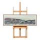 XL Original Swedish Oil on Canvas “Coastal Village” by Bo Sjöberg –Signed