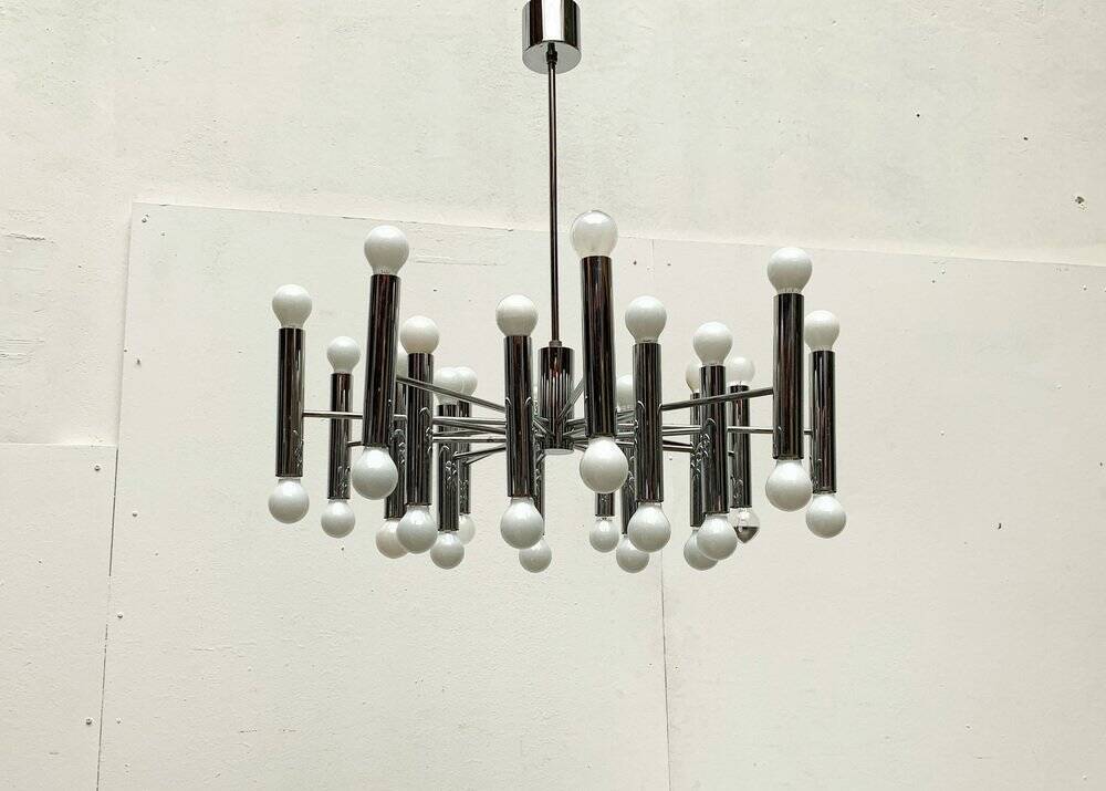 German lustre from the mid-century space age by Doria Leuchten, 1960s.