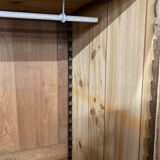 Art Deco wardrobe in solid oak