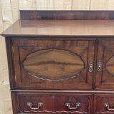 1950s English mahogany chest of drawers