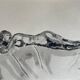 Black monochrome watercolor of a reclining woman signed