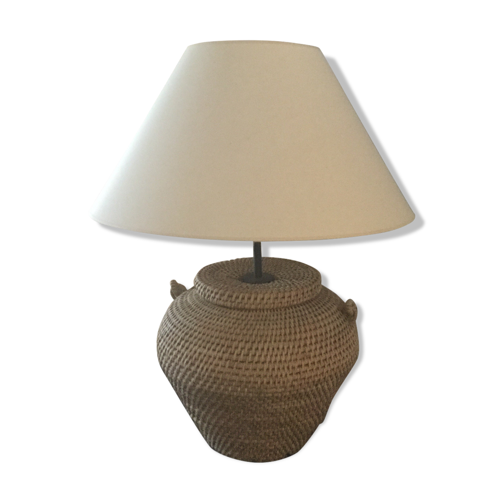 Lampe à paillettes années 50-60