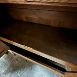Parisian oak cabinet with pegs