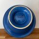 Fruit bowl or salad bowl Geneviève Lethu blue rice grain