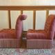 Paire de chauffeuses crapauds