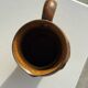 Speckled stoneware jug with grape pattern H17