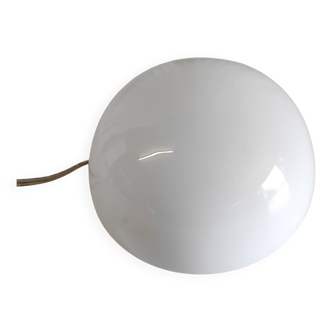 Opaline globe ceiling or wall light, diameter 15 cm - mid-20th century