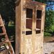 Renovated antique wooden wardrobe