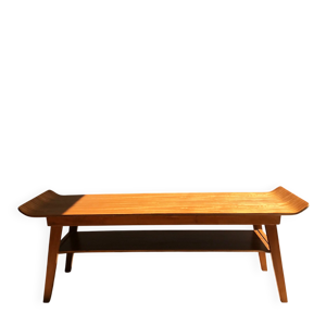 Table basse en teck clair,