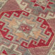 Handmade decorative oriental brown runner carpet 82 cm x 270 cm