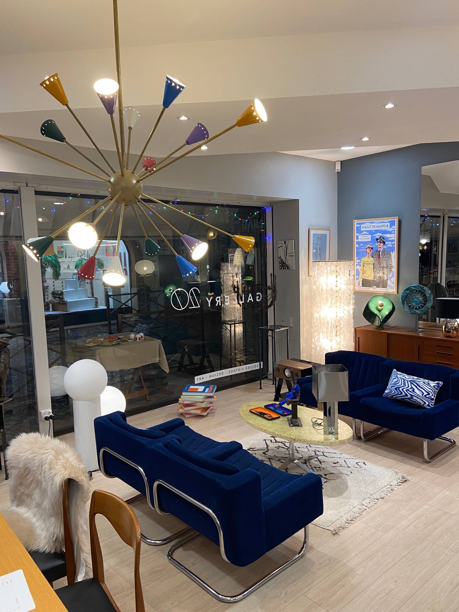 Pair of benches, 1970s