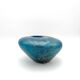 Masterpiece Murano: Lagoon Blue & 24K Gold Pebble Vase