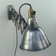 Scissors lamp accordion mazda france 1940