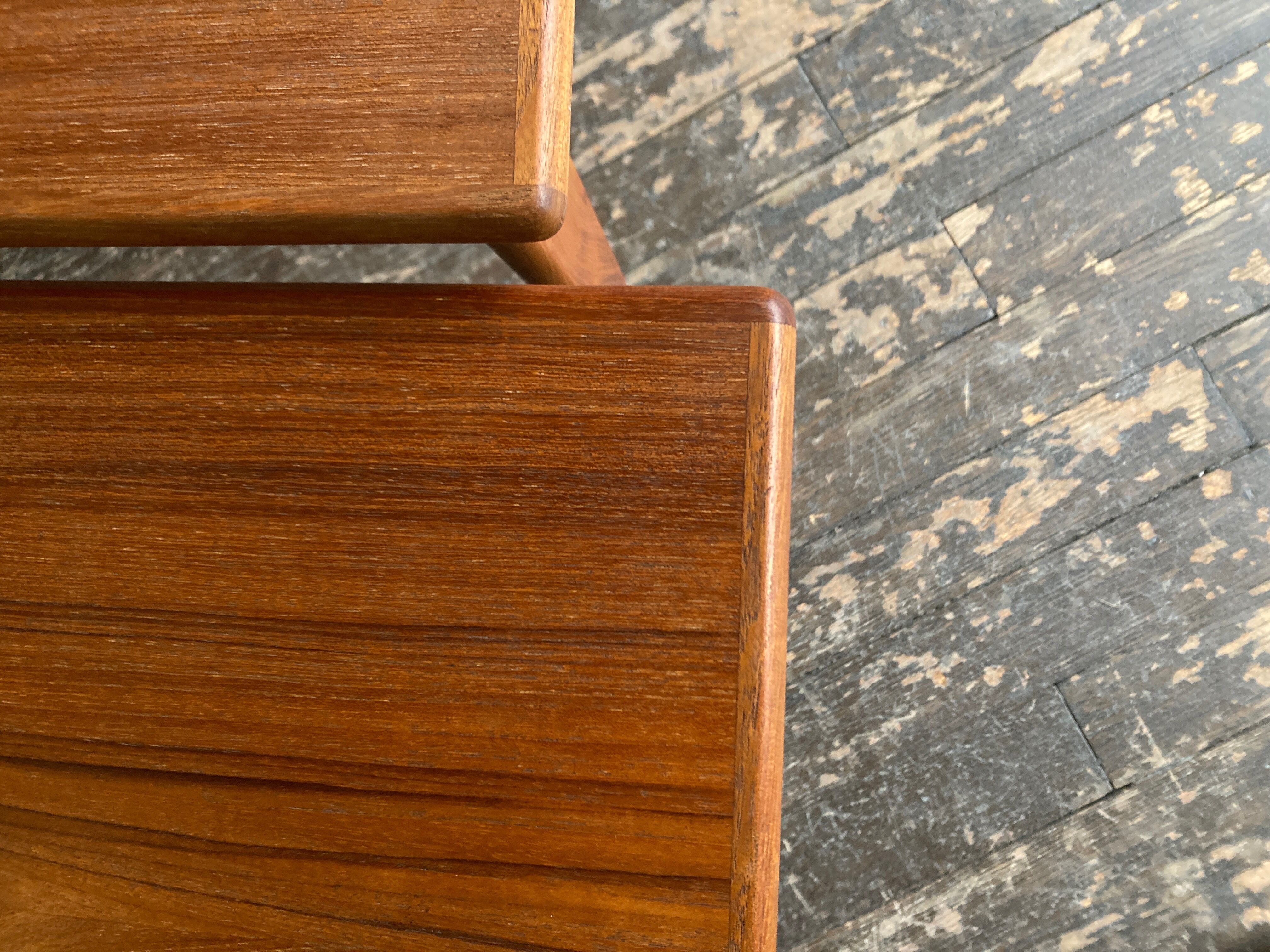 Tables gigogne de Kai Kristiansen édité par VM Denmark 1950
