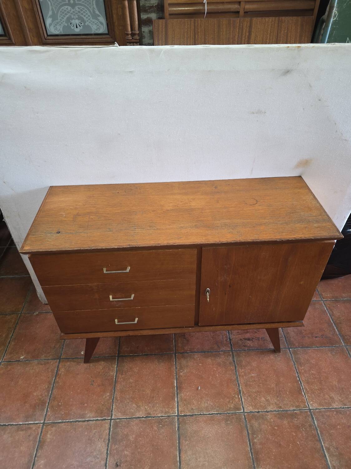 Vintage oak sideboard from the 60s