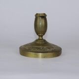 Copper chandelier, with decorative engravings - vintage