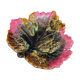 Ceramic leaf-shaped dish by vintage old Vallauris