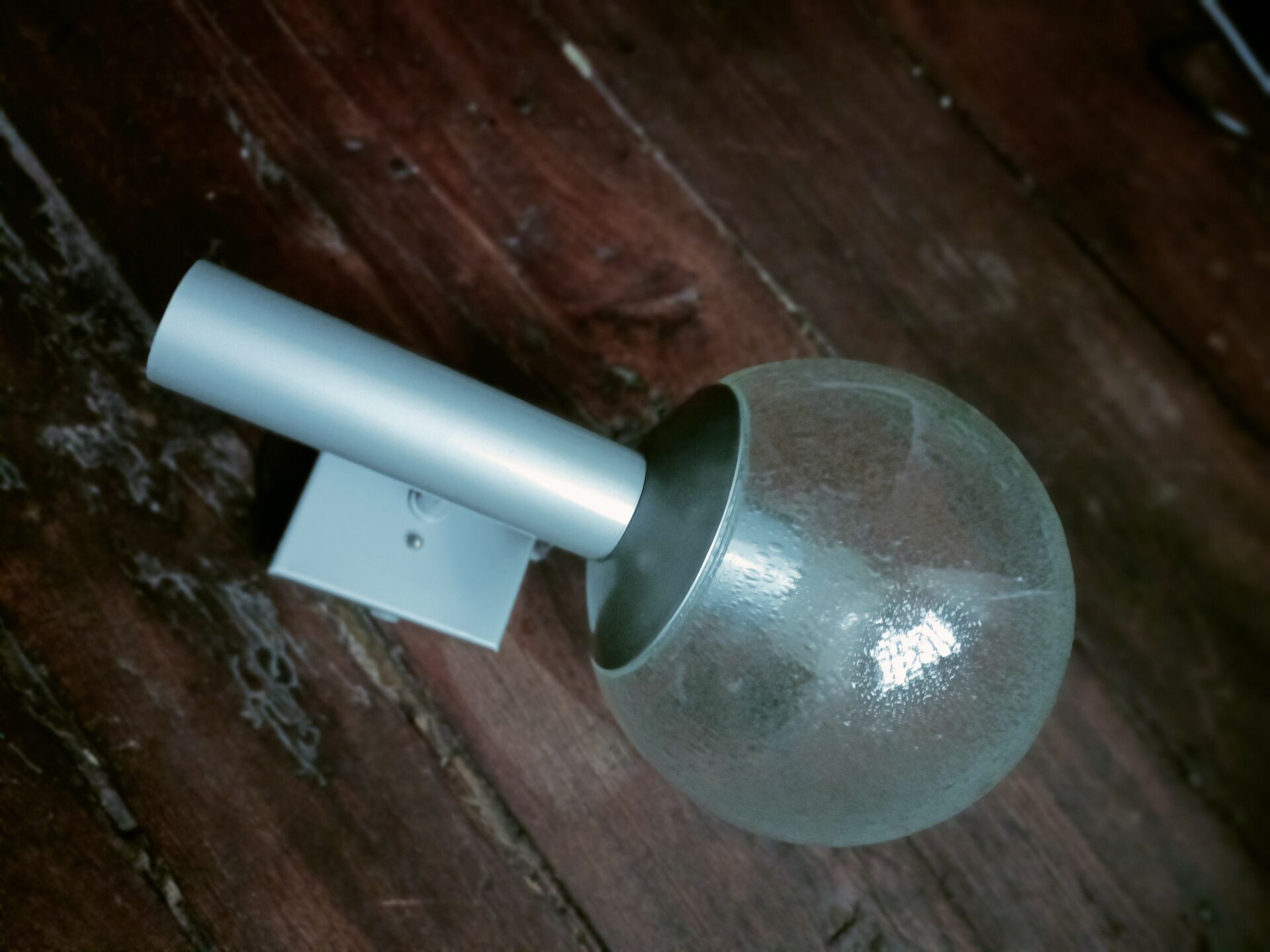 Wall light, blown glass, attributed to Maison Raak.