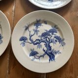Set of eight German porcelain plates from the 1950s