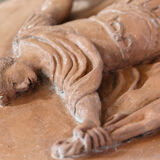 Pair of terracotta medallions