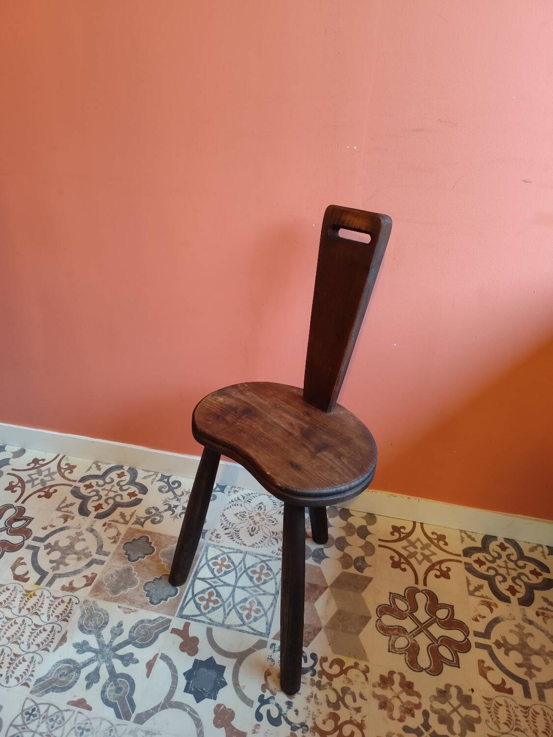 Vintage brutalist chair