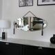 Bevelled mirror in Art Deco style, 1940s-50s.