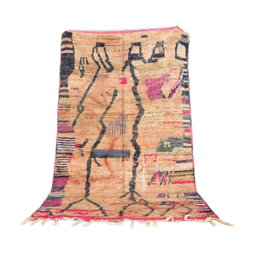 Tapis berbère marocain Boujaad 260 x 156 cm Neuf