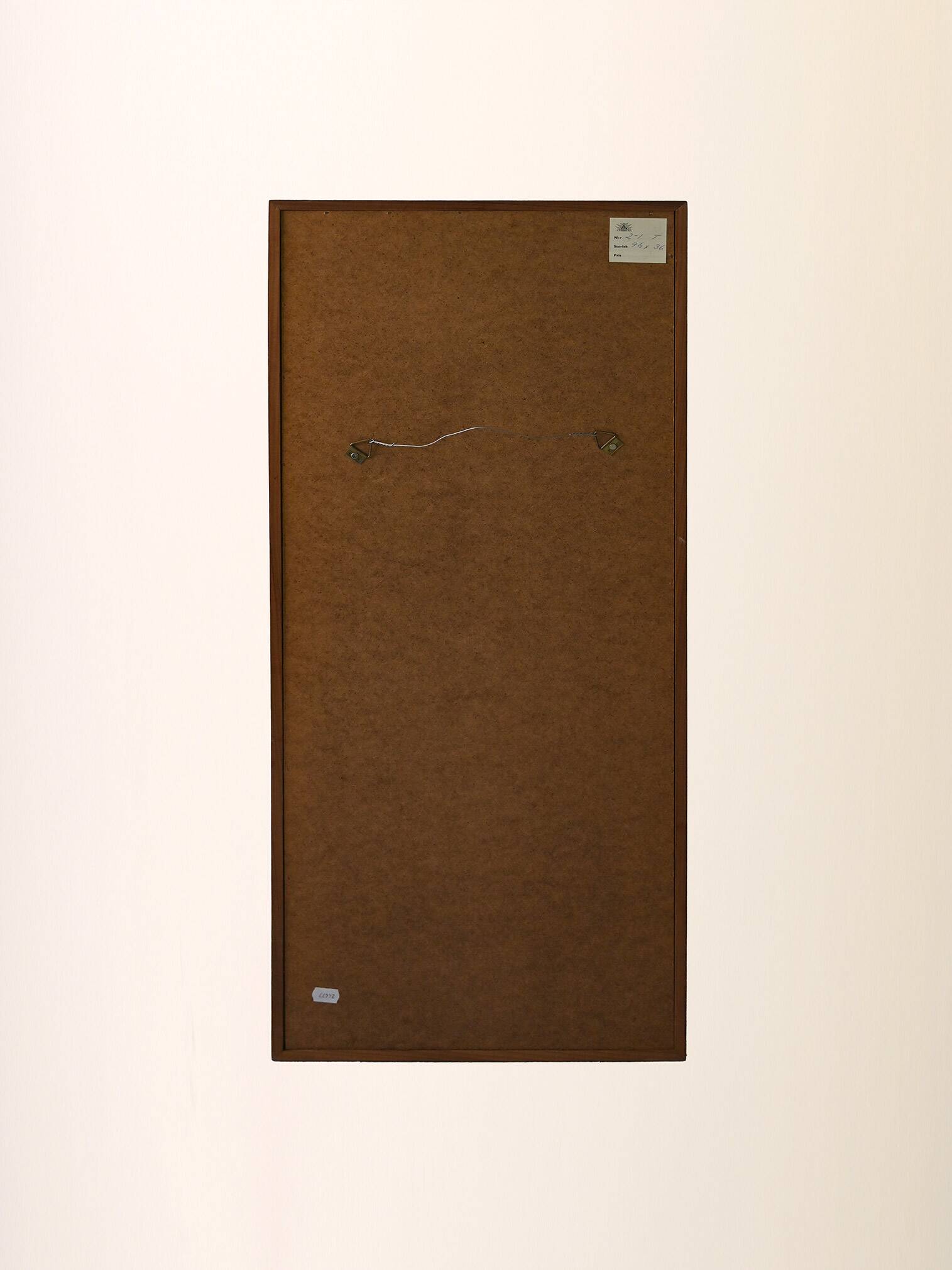 Miroir rectangulaire vintage en chêne