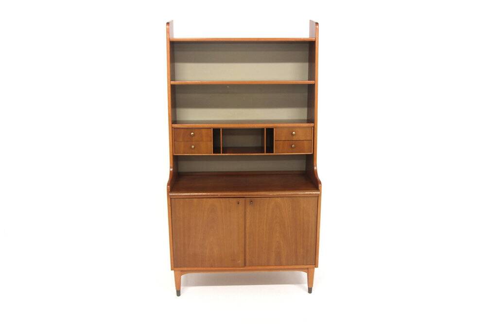 Scandinavian mahogany secretary, Sweden, 1960